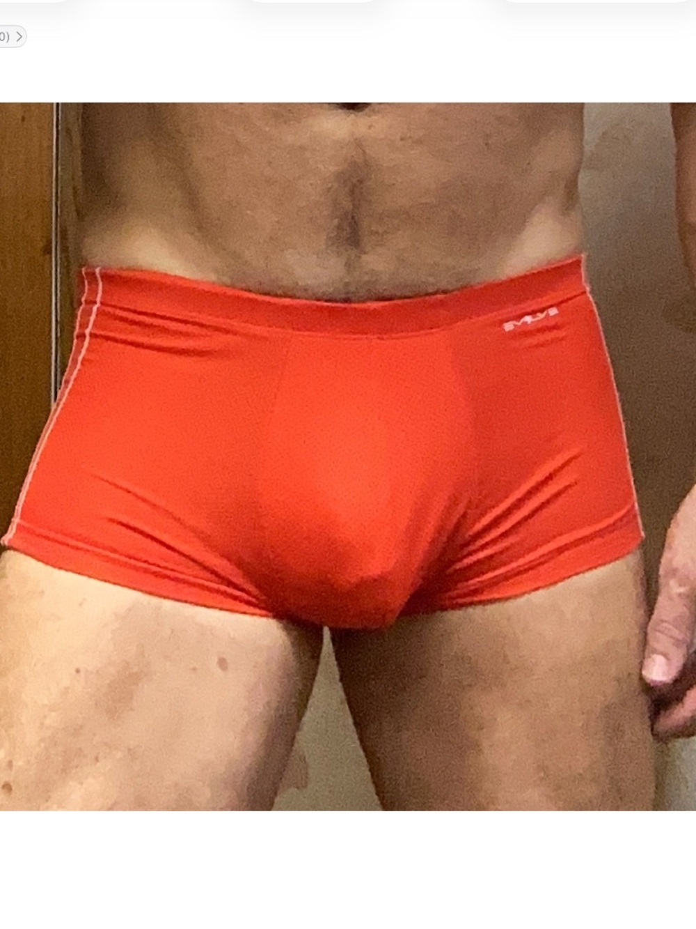 Evolve , red trunks, medium